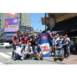 Los candidatos de Volver a San Lorenzo salieron a la calle