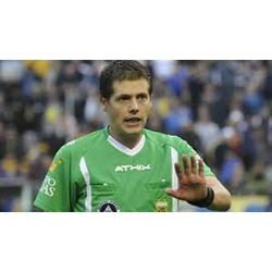 Germán Delfino, el árbitro en Victoria