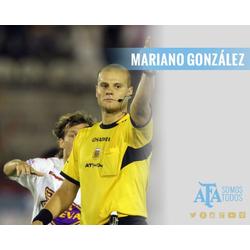 Mariano González, el pito frente a Atlético en Tucumán