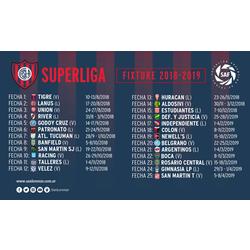 Superliga: Estas son las 25 jornadas del Ciclón