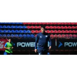 Concentrados para recibir a Atlético