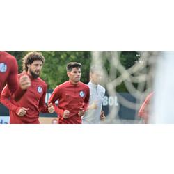 El Ciclón volvió a entrenar, pensando en no ser colista de la Superliga