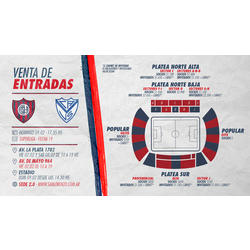 Venta de entradas para el domingo ante Vélez