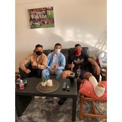Los Romero visitaron a Andrés Herrera
